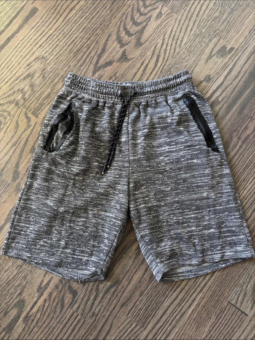 Ring of Fire Men's Black Heather Athletic Shorts